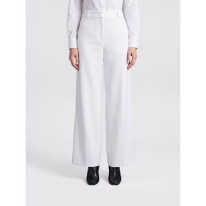 Tailored High-Waisted Wide-Leg Trousers Giorgio Armani In Pure Silk